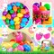 60 Pcs Colorful Plastic Easter Eggs Bulk, 2.3 ", Fillable Empty Easter Eggs for Fillling Candy, Treats, Easter Hunt Basket Suffers Fillers, Easter Theme Party Favors